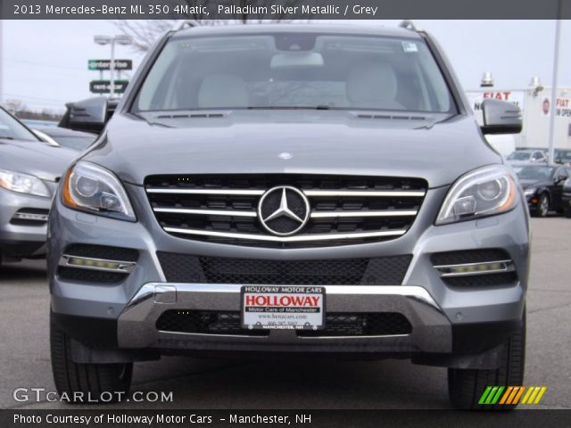 2013 Mercedes-Benz ML 350 4Matic in Palladium Silver Metallic