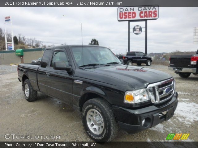 2011 Ford Ranger XLT SuperCab 4x4 in Black