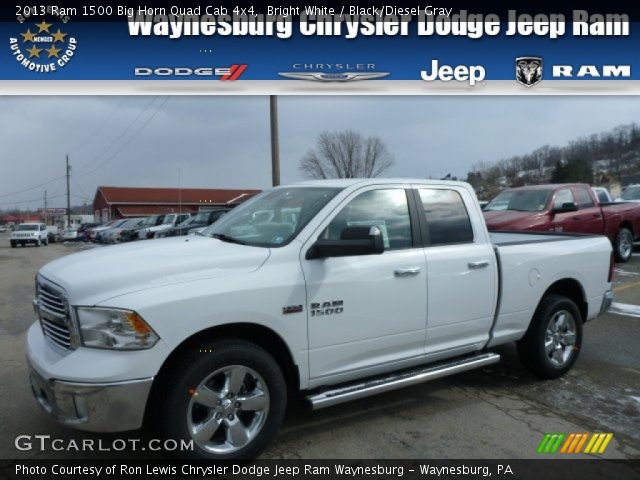 2013 Ram 1500 Big Horn Quad Cab 4x4 in Bright White