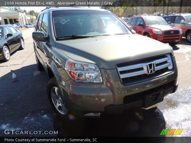 2008 Honda Pilot EX-L 4WD in Aberdeen Green Metallic