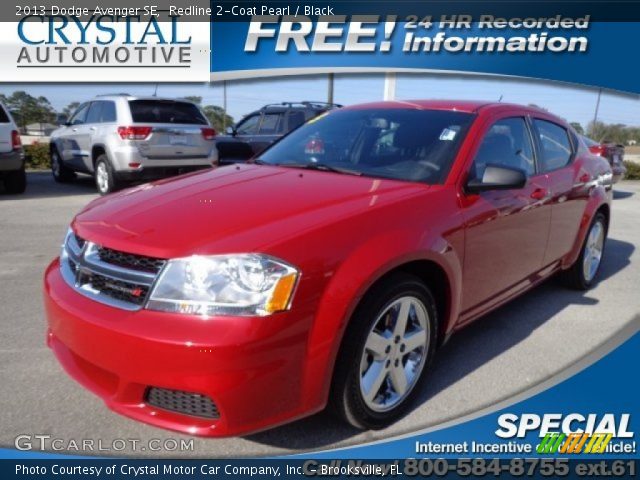 2013 Dodge Avenger SE in Redline 2-Coat Pearl