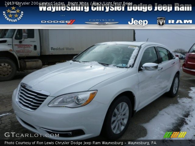 2013 Chrysler 200 Limited Sedan in Bright White