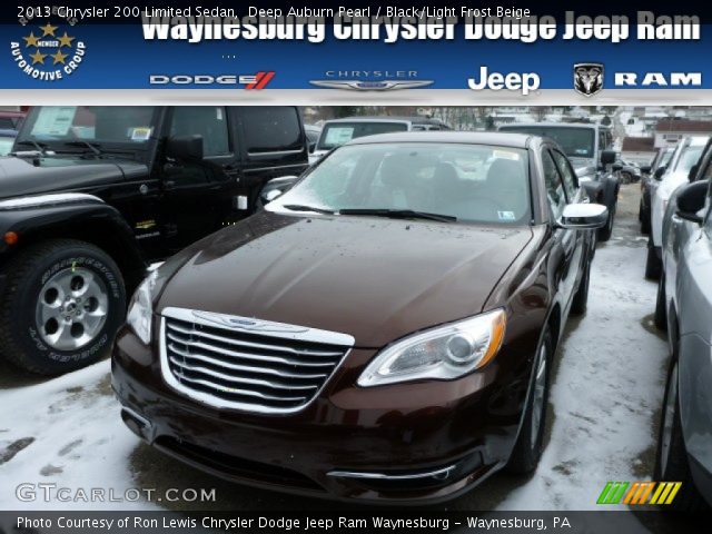 2013 Chrysler 200 Limited Sedan in Deep Auburn Pearl