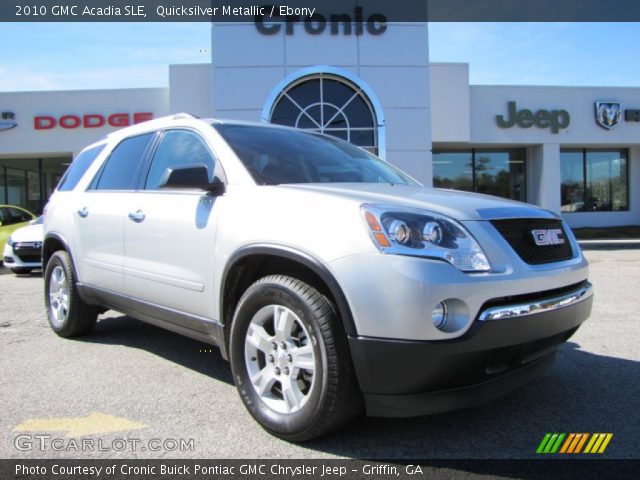 2010 GMC Acadia SLE in Quicksilver Metallic