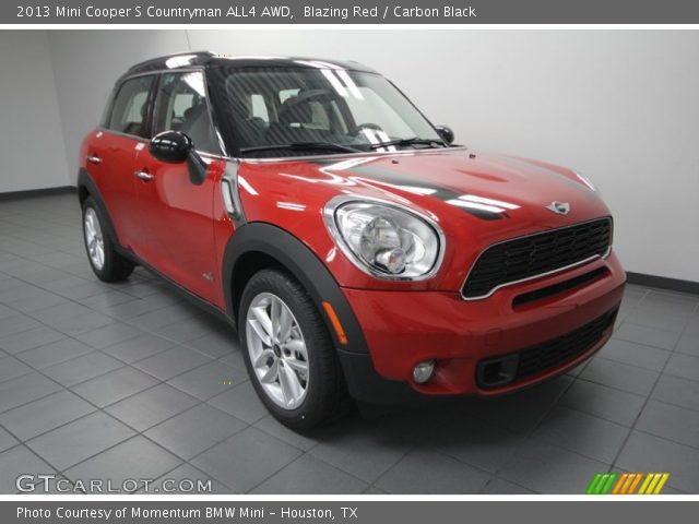 2013 Mini Cooper S Countryman ALL4 AWD in Blazing Red