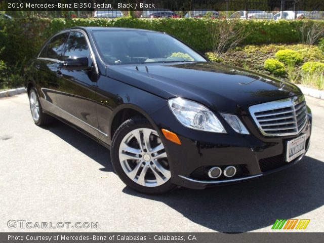 2010 Mercedes-Benz E 350 Sedan in Black