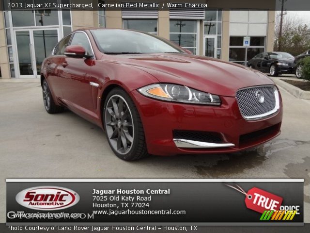 2013 Jaguar XF Supercharged in Carnelian Red Metallic