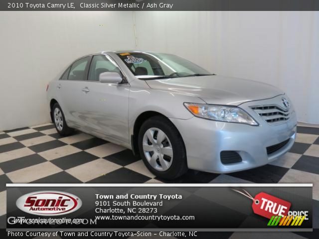 2010 Toyota Camry LE in Classic Silver Metallic