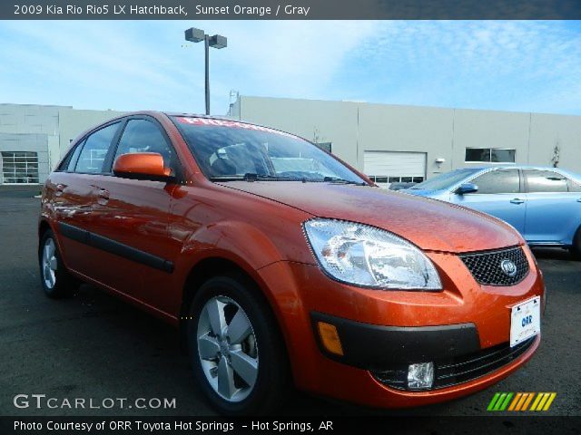 2009 Kia Rio Rio5 LX Hatchback in Sunset Orange