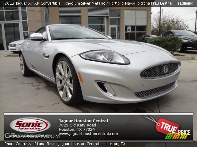 2013 Jaguar XK XK Convertible in Rhodium Silver Metallic