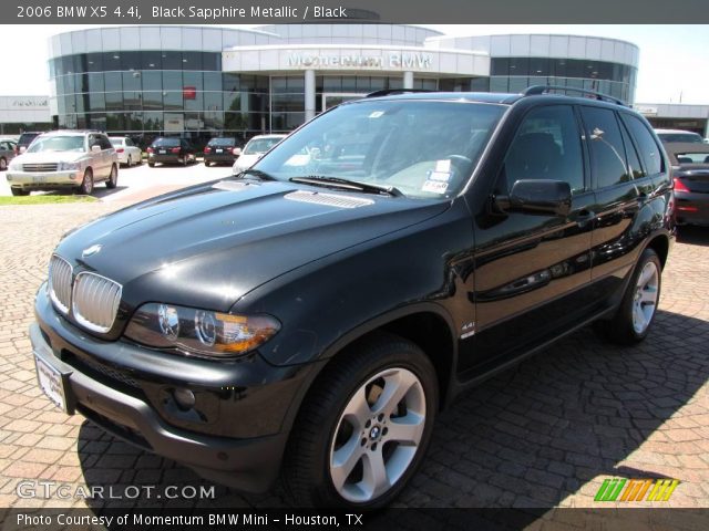2006 BMW X5 4.4i in Black Sapphire Metallic