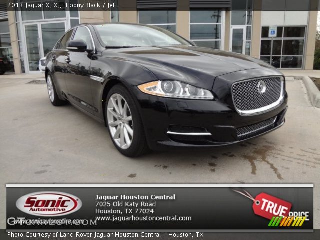 2013 Jaguar XJ XJ in Ebony Black