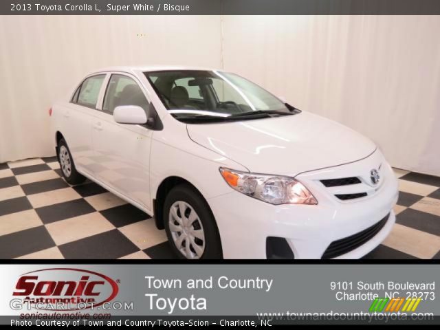 2013 Toyota Corolla L in Super White