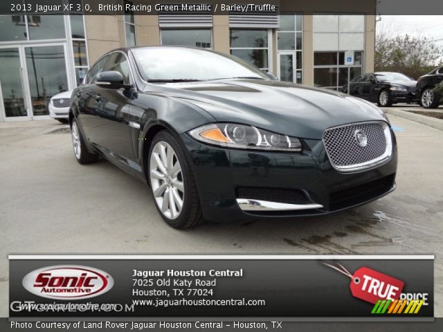 2013 Jaguar XF 3.0 in British Racing Green Metallic