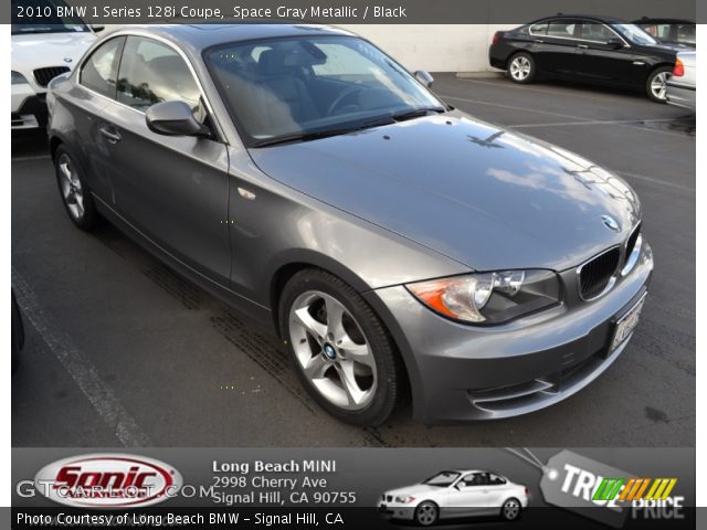 2010 BMW 1 Series 128i Coupe in Space Gray Metallic