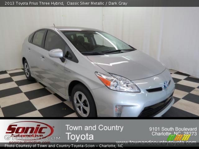 2013 Toyota Prius Three Hybrid in Classic Silver Metallic