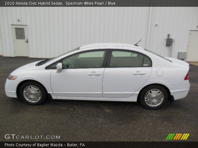 2010 Honda Civic Hybrid Sedan in Spectrum White Pearl