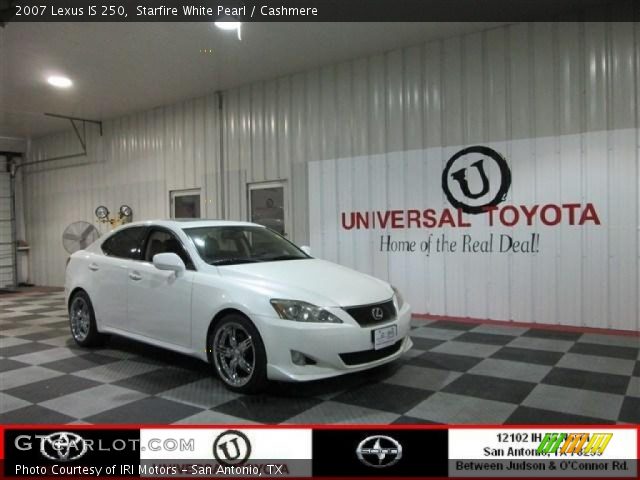 2007 Lexus IS 250 in Starfire White Pearl