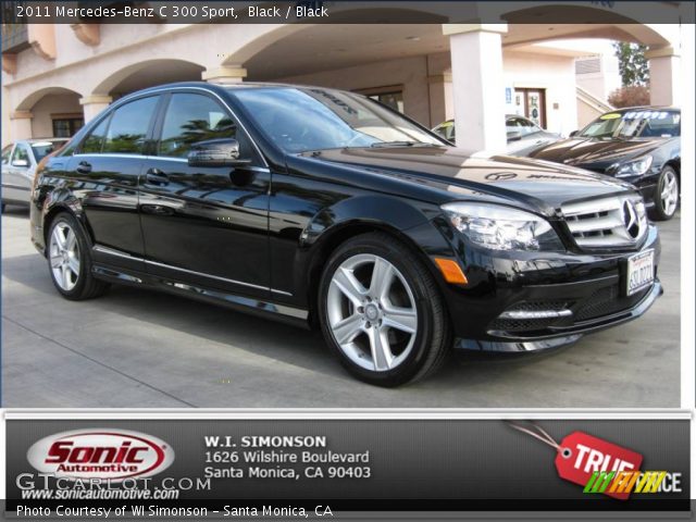 2011 Mercedes-Benz C 300 Sport in Black