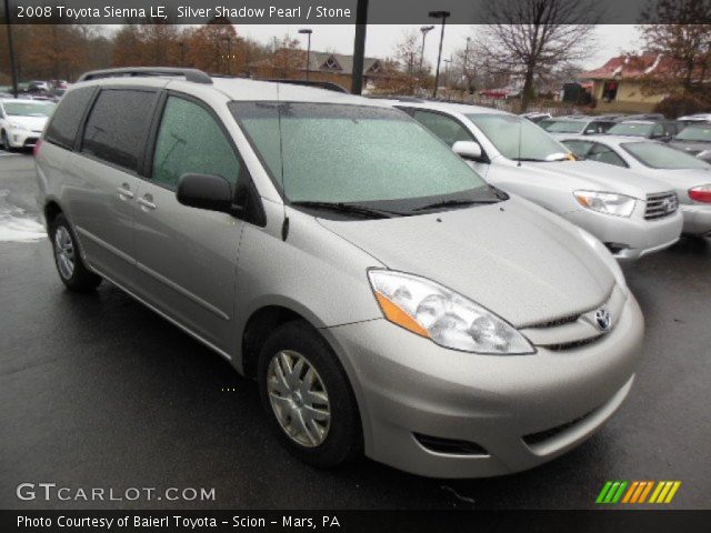 2008 Toyota Sienna LE in Silver Shadow Pearl