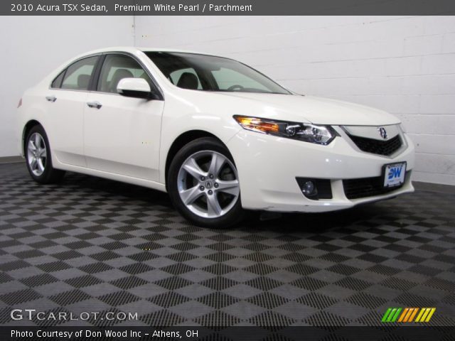 2010 Acura TSX Sedan in Premium White Pearl