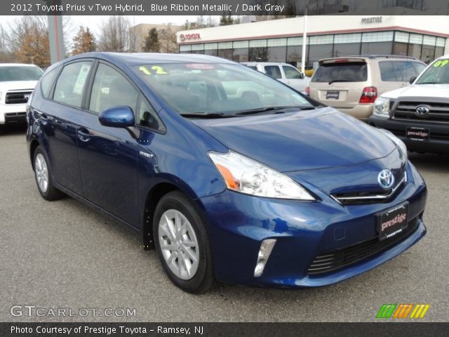 2012 Toyota Prius v Two Hybrid in Blue Ribbon Metallic