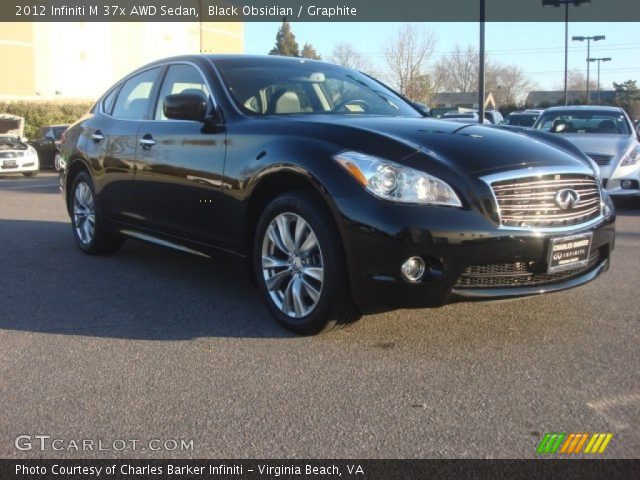 2012 Infiniti M 37x AWD Sedan in Black Obsidian