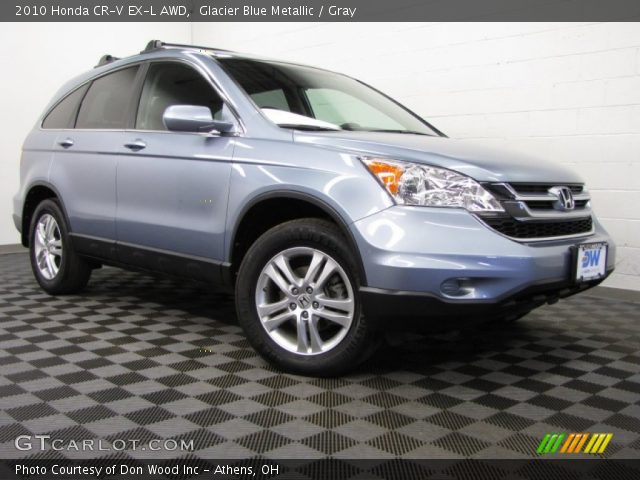 2010 Honda CR-V EX-L AWD in Glacier Blue Metallic