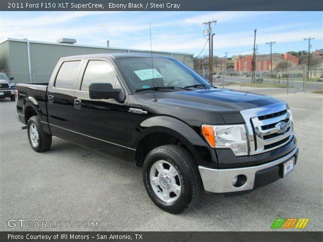 2011 Ford F150 XLT SuperCrew in Ebony Black
