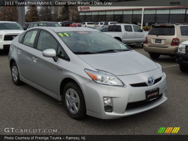 2011 Toyota Prius Hybrid II in Classic Silver Metallic