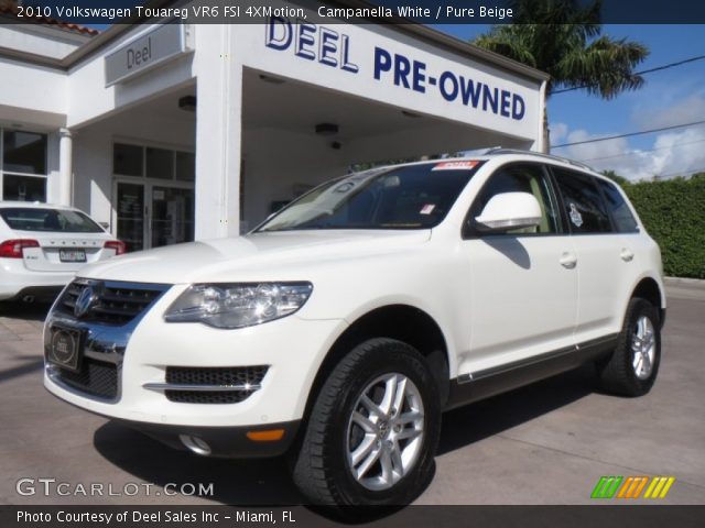 2010 Volkswagen Touareg VR6 FSI 4XMotion in Campanella White