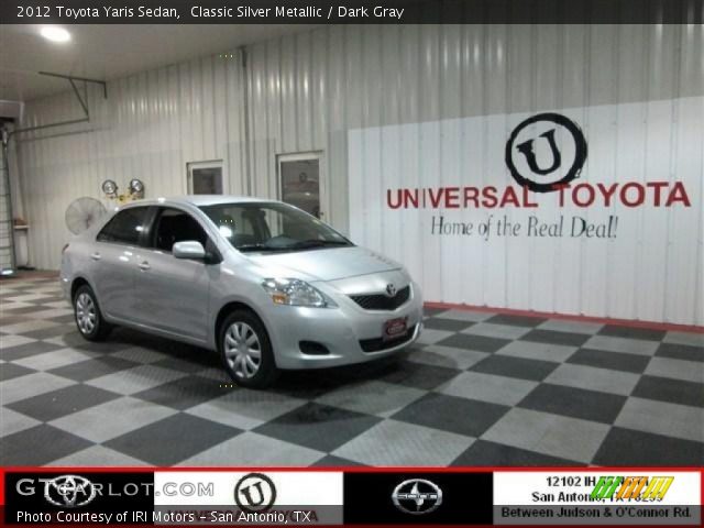 2012 Toyota Yaris Sedan in Classic Silver Metallic