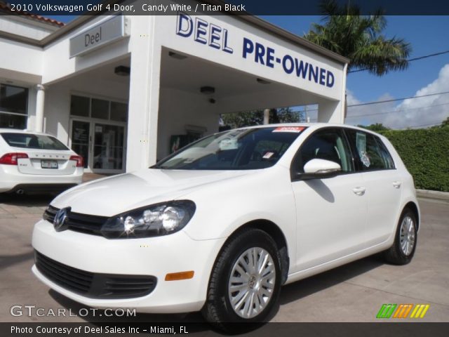 2010 Volkswagen Golf 4 Door in Candy White