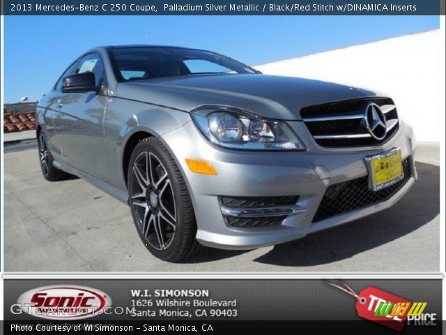 2013 Mercedes-Benz C 250 Coupe in Palladium Silver Metallic