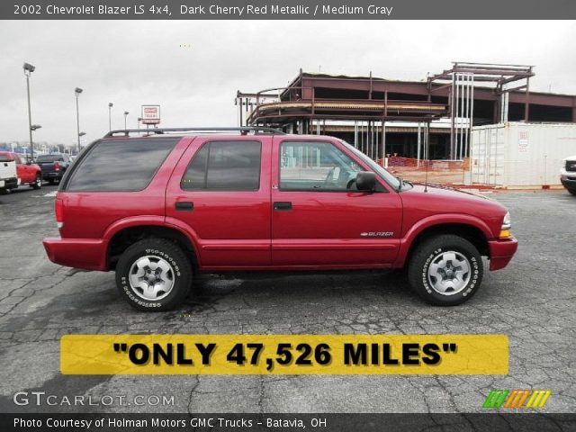 2002 Chevrolet Blazer LS 4x4 in Dark Cherry Red Metallic