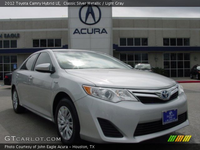 2012 Toyota Camry Hybrid LE in Classic Silver Metallic