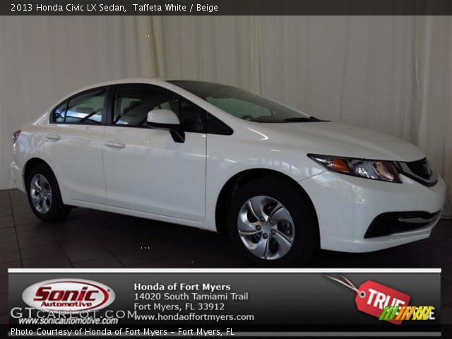 2013 Honda Civic LX Sedan in Taffeta White