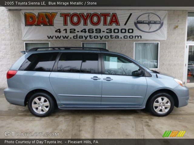 2005 Toyota Sienna LE in Blue Mirage Metallic