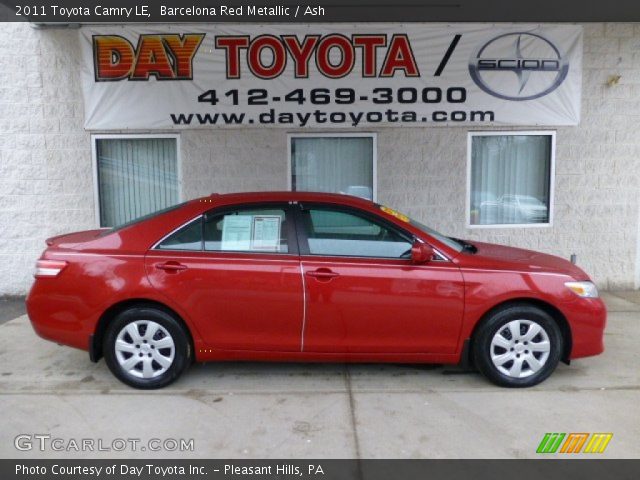 2011 Toyota Camry LE in Barcelona Red Metallic