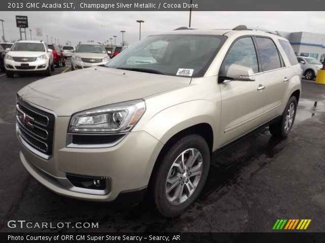 2013 GMC Acadia SLT in Champagne Silver Metallic