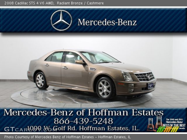 2008 Cadillac STS 4 V6 AWD in Radiant Bronze