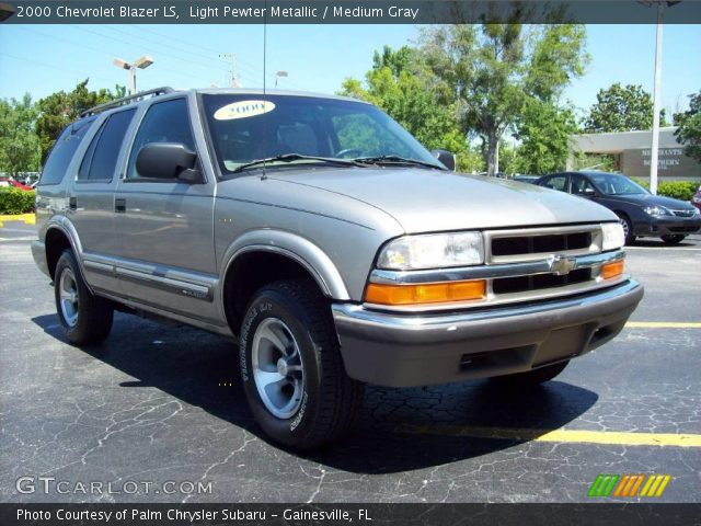 2000 Chevrolet Blazer LS in Light Pewter Metallic