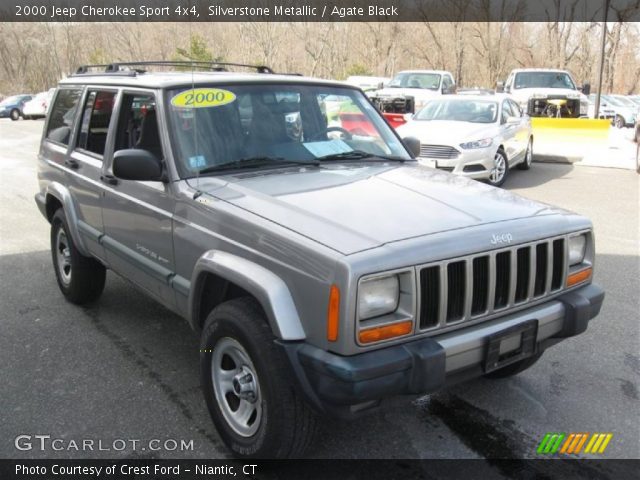 2000 Jeep Cherokee Sport 4x4 in Silverstone Metallic