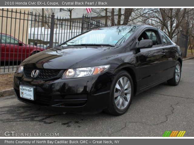 2010 Honda Civic EX-L Coupe in Crystal Black Pearl