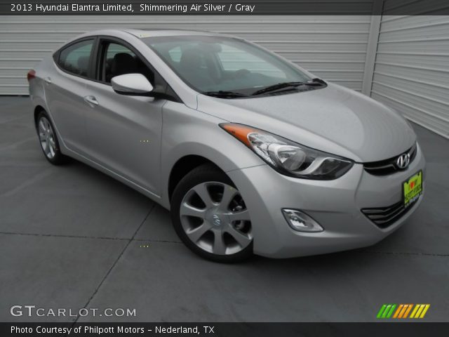 2013 Hyundai Elantra Limited in Shimmering Air Silver