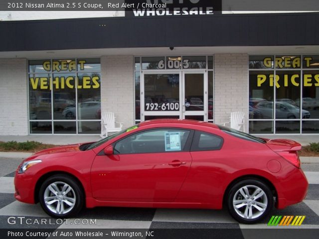 2012 Nissan altima coupe red interior #4
