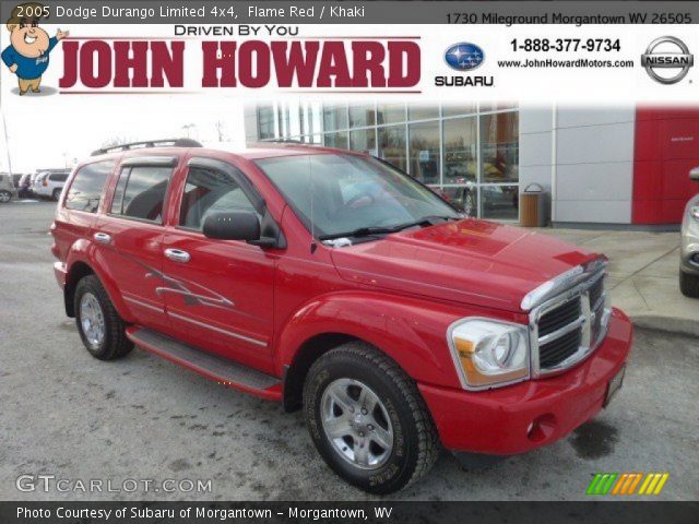 2005 Dodge Durango Limited 4x4 in Flame Red