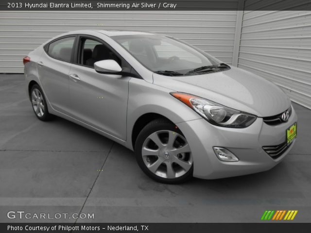2013 Hyundai Elantra Limited in Shimmering Air Silver