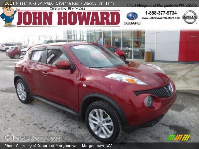 2011 Nissan Juke SV AWD in Cayenne Red