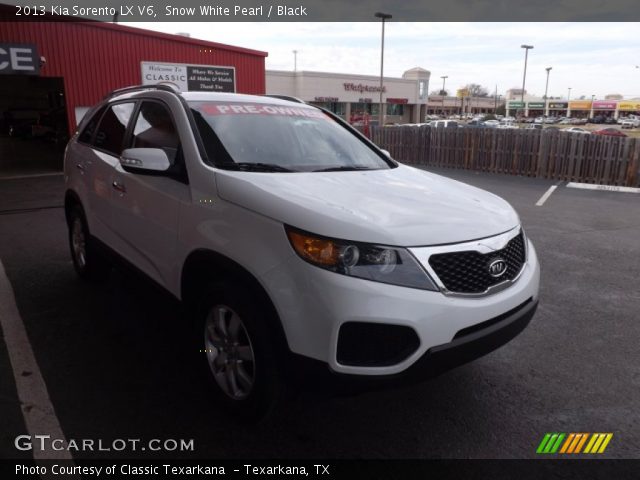 2013 Kia Sorento LX V6 in Snow White Pearl